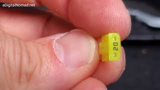 How 2 EASILY Replace A TESLA Model X Interior 12v Accessory 20A ATR MICRO2 Fuse