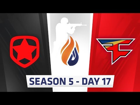 ECS Season 5 Day 17 - Gambit vs Faze - Nuke