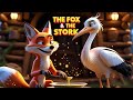 The Fox And The Stork Disney Animated Short Film Bedtime Stories Cartoon Movie