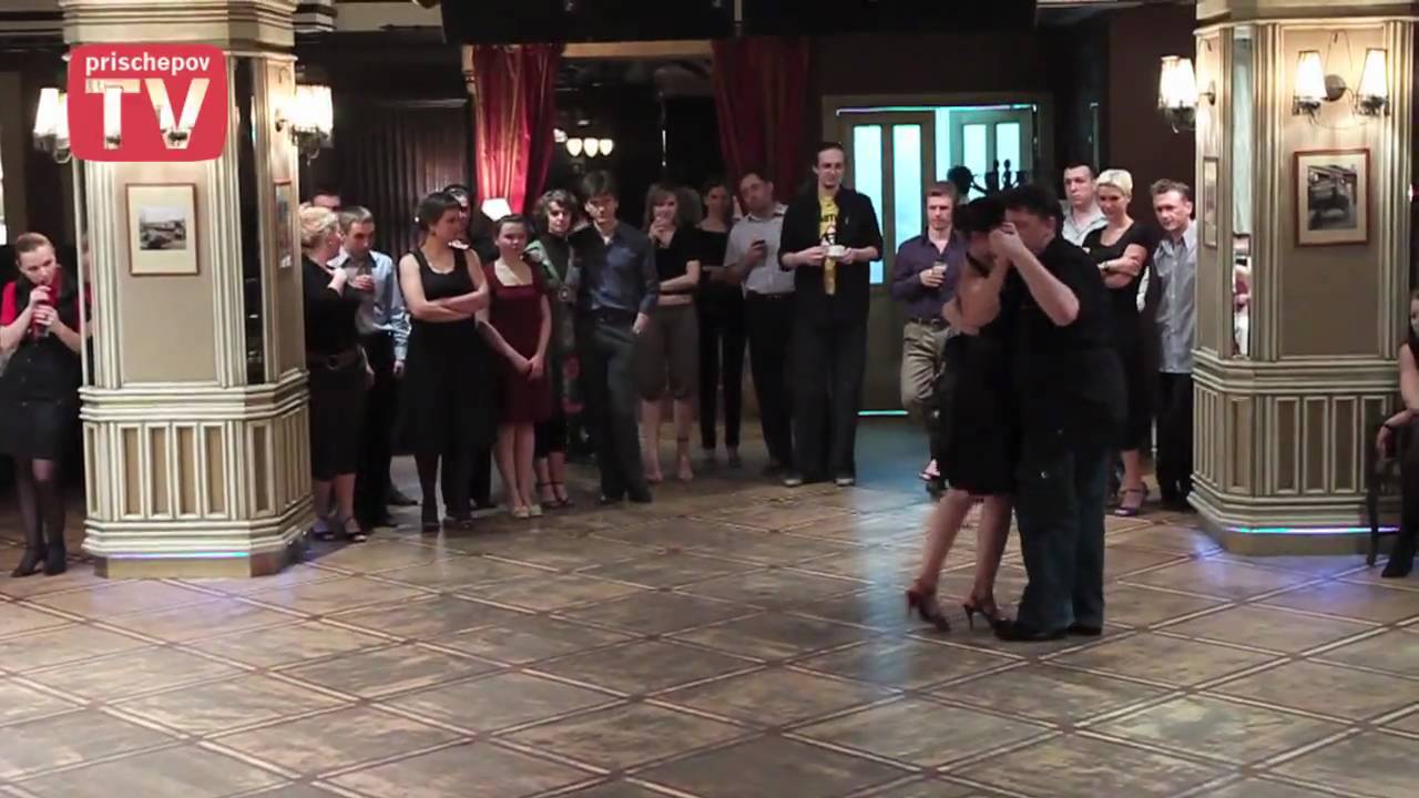 Yury Alexeev and Elena Chuvilina, Russia, Moscow, Milonga "Cherchez la femme", 03.02.2010