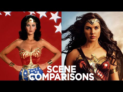Wonder Woman (1975–1979) & Wonder Woman (2017) Side-by-Side Comparison
