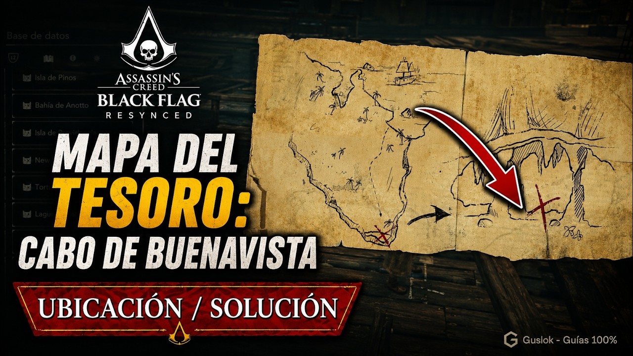 Mapa Del Tesoro De Cabo De Buenavista + Solución | Assassin’s Creed Black Flag Resynced Mapa Del Tesoro De Cabo De Buenavista + Solución | Assassin’s Creed Black Flag Resynced