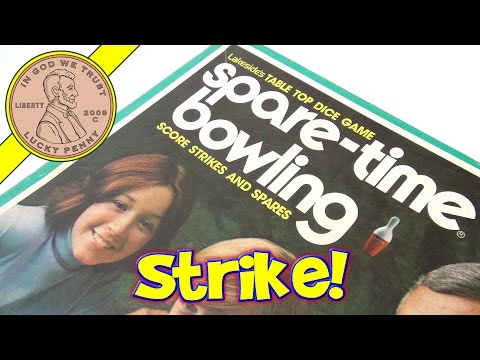 Spare Time Bowling Dice Game by Lakeside 1977 #8340
