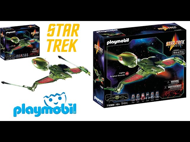 Vídeo relacionado con PLAYMOBIL 71089 Star Trek - Klingon Bird-of-Prey, Nave klingon con Efectos de Luz, Sonidos Originales y Figuras Coleccionables, Para Fans de Star Trek y Niños a partir de 10 Años
