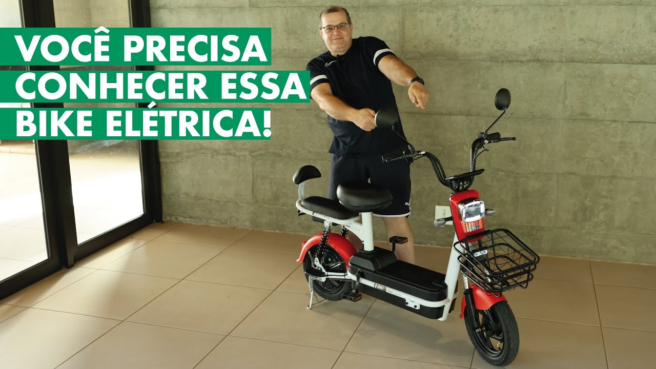 REVIEW - BICICLETA ELÉTRICA SMART SPORT 500 - COM BATERIA REMOVÍVEL