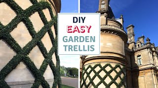 How To Install A Simple DIY Garden Trellis, Harlequin Trellis Design Idea // Cottoverdi