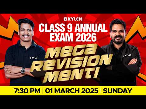 Class 9 Annual Exam 2026 | Mega Revision Menti | Xylem Class 9