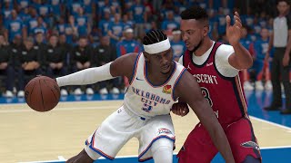 Thunder vs Pelicans | NBA Playoffs 2024 Game 1 Full Game Highlights (NBA 2K24 Sim)