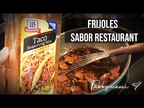 Frijoles con SABOR de Restaurant - "Recetas fáciles y rapidas"