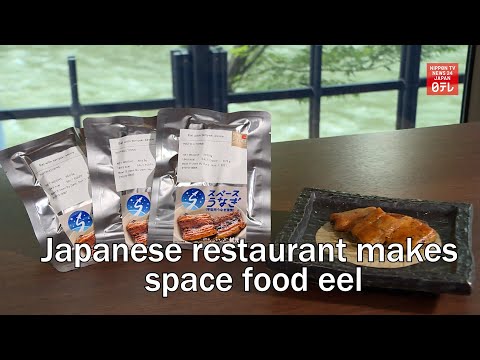Japanese restaurant makes space food eel