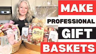 Make Professional Gift Baskets For Christmas or Birthdays or New Baby
