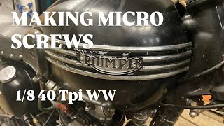 Making Micro Screws