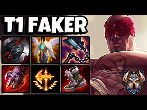 T1 Faker LEE SIN MID vs LUCIAN - Patch 11.12 Korea Challenger ✅