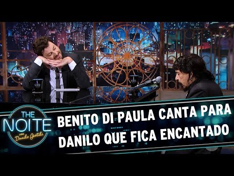 Danilo is delighted to see Benito di Paula singing | The Noite (05/06/17)