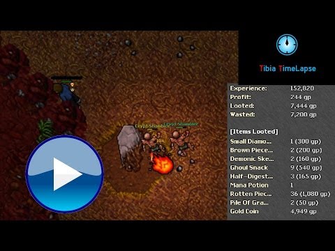 TIBIA: Yalahar Cemetery 100% AFK