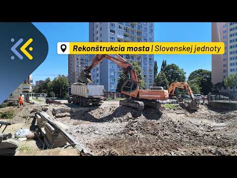 Náhľad videa Nevyhovujúci most na ulici Slovenskej jednoty je minulosťou