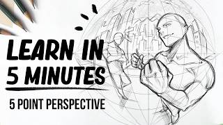The Secret Behind Five Point Perspective Drawings | Tutorial