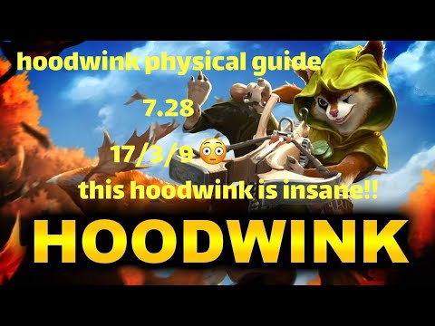 dota 2 hoodwink gameplay, this hoodwink is insane!! hoodwink physical build