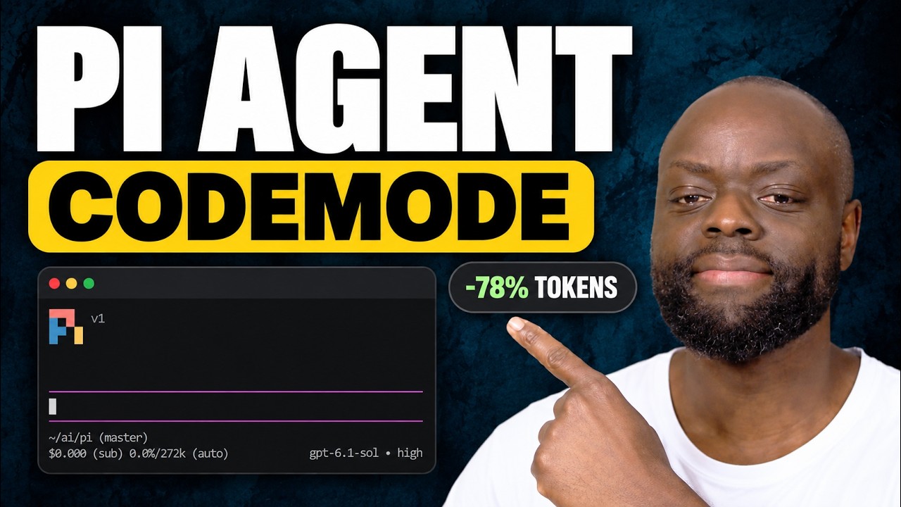 Pi Agent code mode video thumbnail