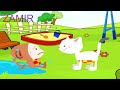 קומפי בייבי אוליבר הקוף פוגש חתול בגן שעשועים COMFY BABY OLIVE