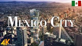 Mexico City 4K drone view • Amazing Aerial View Of Mexico City | Relaxation film with calming music