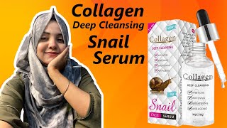 Collagen Deep Cleansing Snail Face Serum | Best Collagen Face Serum