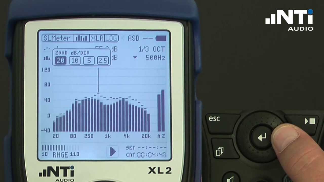 NTi Audio: XL2 Sound Level Meter Function