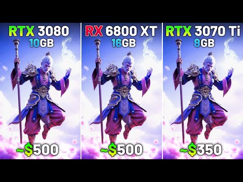 RTX 3080 vs RX 6800 XT vs RTX 3070 Ti | Test in 9 Games | 4k
