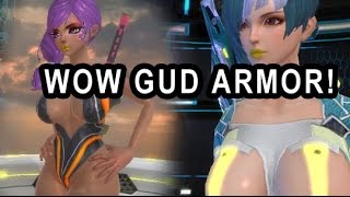 WOW SUCH GREAT ARMOR DESIGN! SCARLET BLADE CHARACTER CREATION