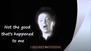 I REGRET NOTHING Edith Piaf English Words for Je Ne Regrette Rien 2 40