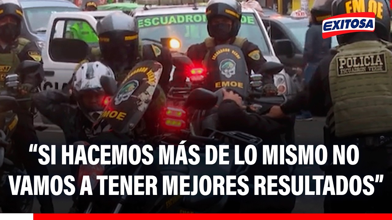 🔴🔵Comando operativo contra la delincuencia ha tenido deficiencias en la gestión, según Cluber Aliaga