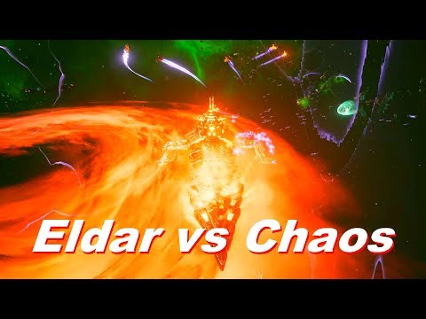 Eldar vs Chaos! Rank 104, Heroic Difficulty, 1500 Points - Battlefleet Gothic Armada