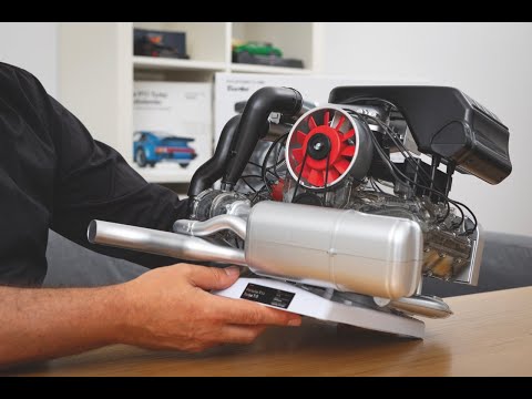 Porsche 911 turbo engine in 1:3 scale