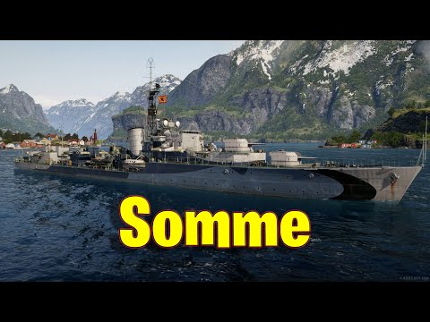 Meet The Somme! Tier 8 British Destroyer in World of Warships Legends