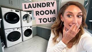 TOUR: Laundry room for a family of 10! UNCONVENTIONAL laundry system by Jordan Page