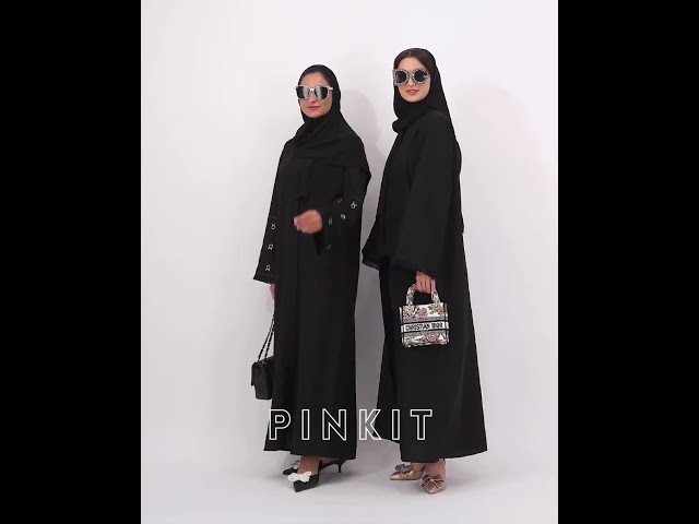 عباية برج الثور تطريز أسود