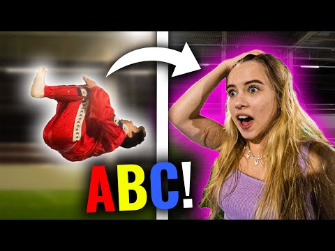 WE'RE DOING THE ABC TURN CHALLENGE ON AN AIRTRACK! II VLOG 416