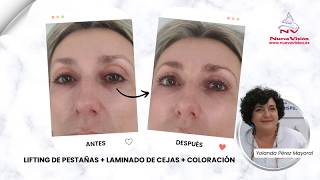 Cómo hacer Lifting de Pestañas, Laminado de Cejas ¡y coloración! SIMULTÁNEO | Protocolo Paso a Paso