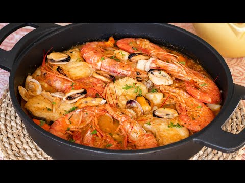 Zarzuela de pescado y marisco