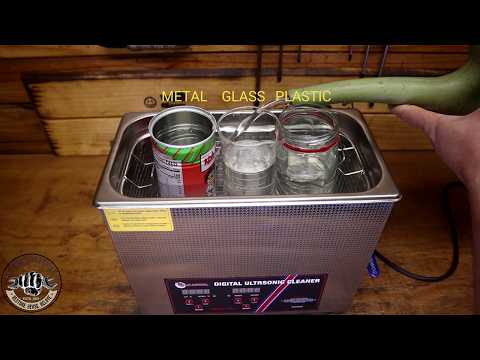 What type container is best to use in your ultrasonic cleaner? Lets find out.