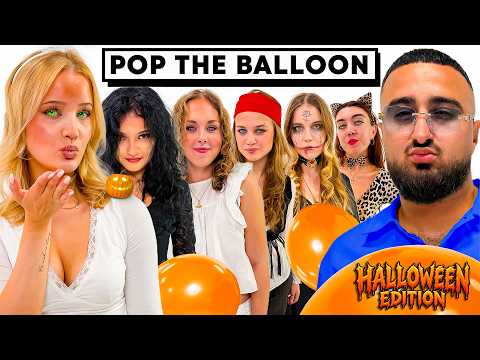 DU HÄMNADES PÅ DITT EX!? | POP THE BALLOON HALLOWEEN EDITION
