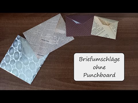 Briefumschlag ohne Punchboard