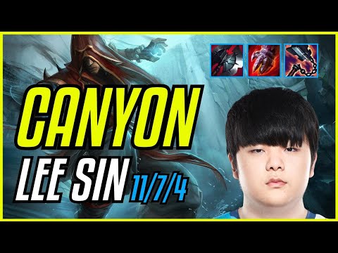 CANYON - LEE SIN vs NIDALEE JUNGLE - EUW MASTER - PATCH 11.9