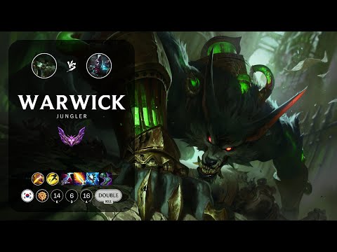 Warwick Jungle vs Ekko - KR Master Patch 14.1