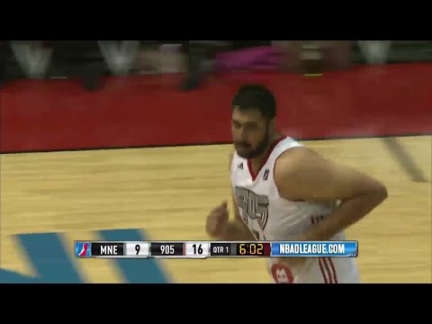 Sim Bhullar starts Raptors 905 career with back-to-back alley-oops!