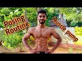 Posing Routine and How to Pump Muscle Before Competition #Feel2Fit