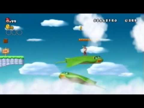 Let's Play New Super Mario Bros Wii Part 11: Taking a Ride on Singing Manta Rays