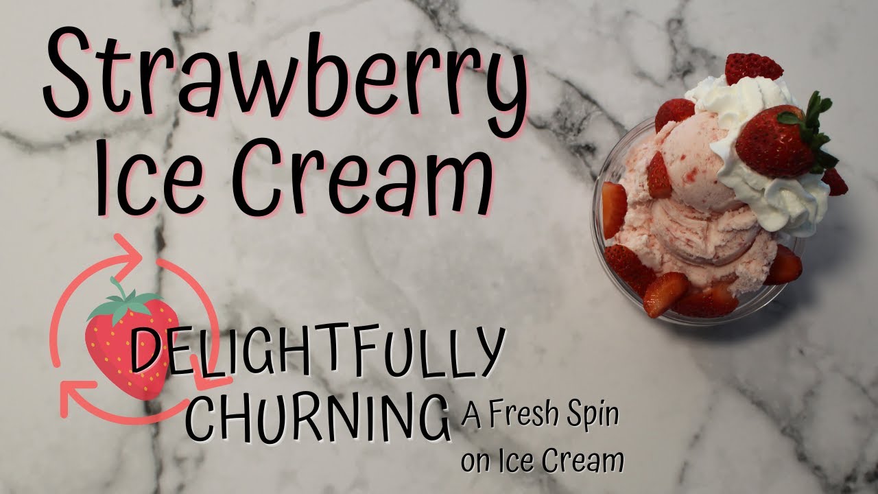 The Smoothest and Creamiest Strawberry Ice Cream Recipe!
