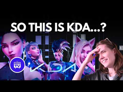 Seeing KDA For The First Time! | League Of Legends Cinematics KDA Reaction | ClaudieTV | #KDA
