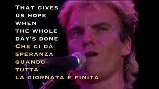 The Police - Invisible Sun - Live 1983 (Lyrics on Screen) (Traduzione Italiana)